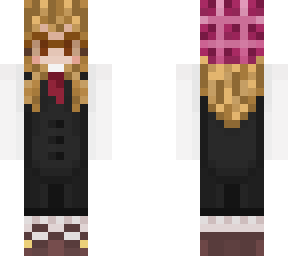 a suit with a strawberry waffle hat (my roblox acc ver :d )