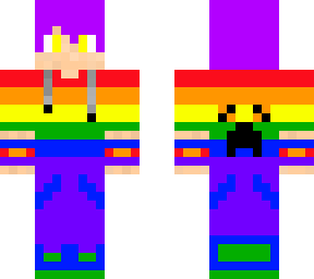 galaxy eystreem with pride month clothes (day 18 skin