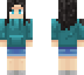 hoodie and jorts (variant)