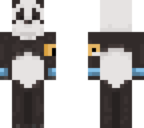 panda blue gloves