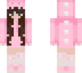 pink dinosaur costume brunette skin