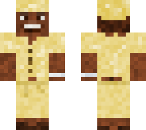 rich african man in golden cap and golden clothes