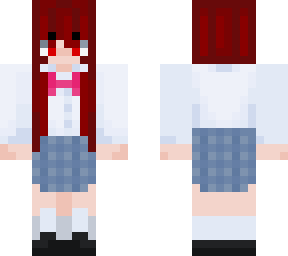 school girl magic red
