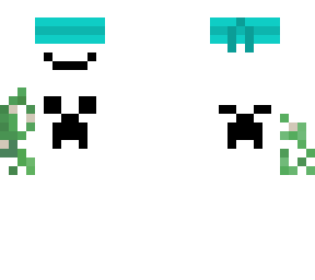 white happy guy with cyan blindfold
