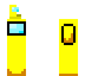 among us yellow (crewmate)
