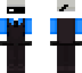 blue suit tin pot