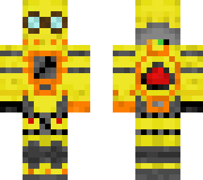 robot with googles on robo wel v12