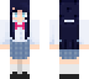 school girl magic blue
