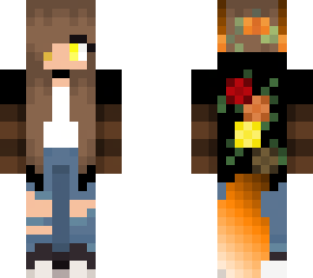 autumn cat girl