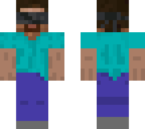 blindfolded steve