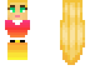 cute girl in sunset dress not done