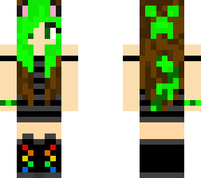 neon green cat