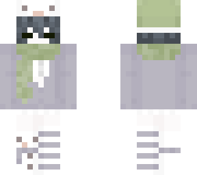 penguin girl winter