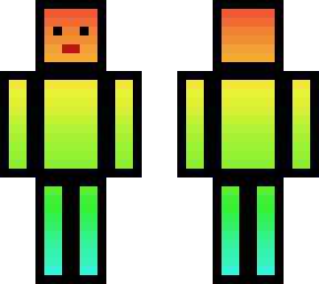 rainbow skin!