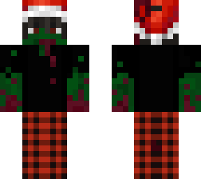 zombie christmas boy