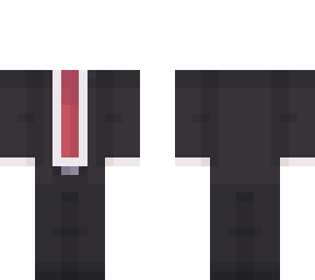 black suit