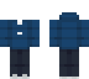 blue hoodie