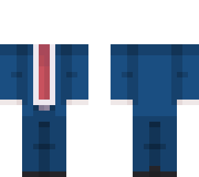 blue suit
