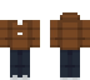 brown hoodie