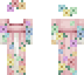 flower princess dress ob 1.0 pink and rainbow