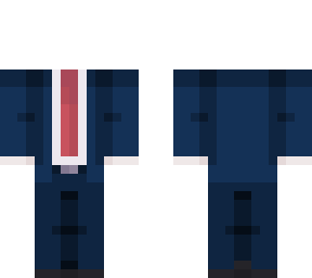 Navy Blue Suit | Minecraft Skin