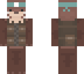 otter fishing skin