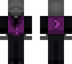 purple suit