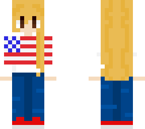 happy 4th of july. girl