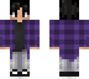 purple shirt boy