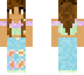 spring minecraft girl