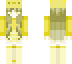 yellow axolotl girl