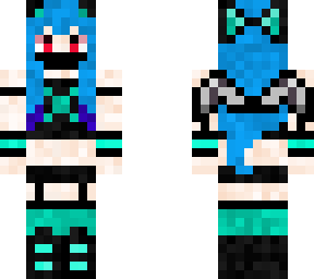 blue demon cybergoth