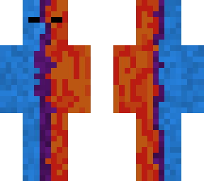 lava and water