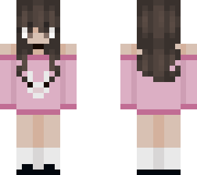 pink bunny sweater