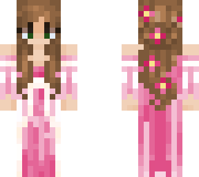 pink flower maiden