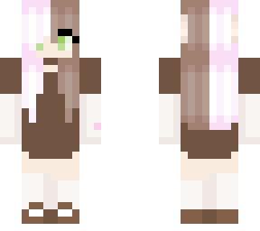 pink flower ram girl
