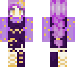 purple night moon cute girl (not mine)