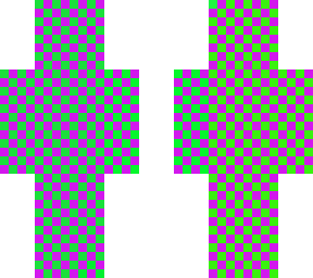 the one and onlylime  green and pink devil killer checkered board murder behrens