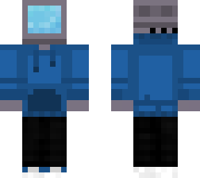 blue tv head