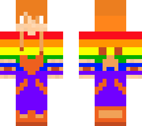 bravery eystreem with pride month clothes (day 24 skin