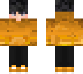 orange hoodie and shoes