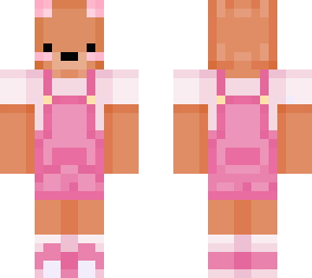 pastel pink bear