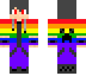 shadow eystreem with pride month clothes (day 21 skin)