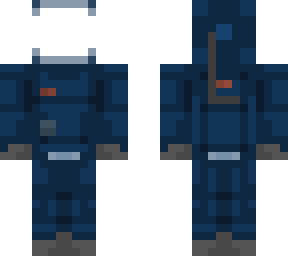 space suit blue