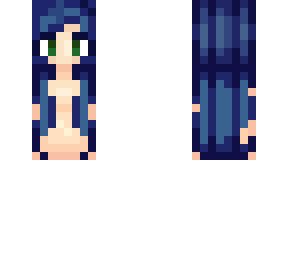 blue hair girl(not finished)