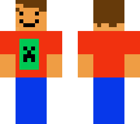 boy with creeper t shiert