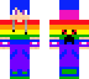 chromatic eystreem with pride month clothes (day 28 skin)