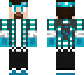 cool guy with blue outfit