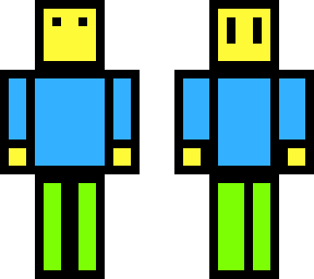 noob (from roblox) my first skin :d