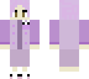 purple cute bunny girl